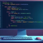 Computer screen displaying Java code with Spring AI annotations in a modern workspace